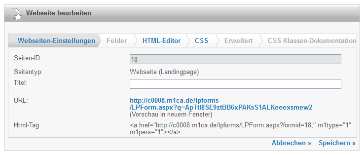 Webseite erstellen bearbeiten